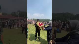 pelantikan anak ayah seorang Tni anak jadi polisi👏 #tnipolrisolid#viralshorts#indonesia