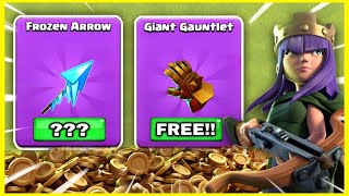 How To Get Free Giant Gauntlet In Clash Of Clans 😍 | When Frozan Arrow Comeback In Clash Of Clans