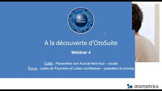 Webinar 4  A la découverte d OtoSuite   4  Paramétrage de l onglet vocal de l Aurical New Aud