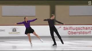 Natalie Taschlerova/Filip Taschler RD Nebelhorn Trophy 2024