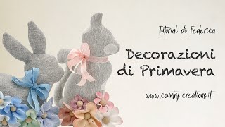 Coniglio e Gatto 🐰 Decorazioni Pasquali