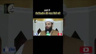 फिलिस्तीन की मदद कैसे करे, part 6 Mualana usman Ludhianvi #shorts