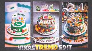 New Viral 3d Cake Video Editing Capcut // 2024 Viral Reels Video Editing Alight Motion