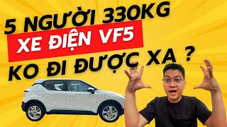 Thử Nghiệm VinFast VF5: Hành Trình TP Hồ Chí Minh - Vũng Tàu Chở 5 Người 330kg | 227km