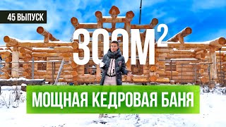 Мощная кедровая баня на 300 кв.м | БАННЫЙ КОМПЛЕКС / СРУБ И ЭЛЕМЕНТЫ | Проект бани из кедра и ошибки