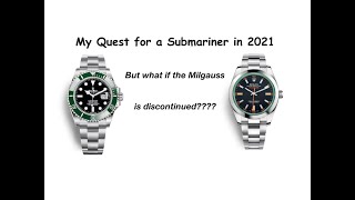 My 2021 Quest for a 41mm Rolex Submariner (Part 1)