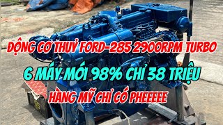 (Tạm Chốt)Bán Động Cơ Mỹ “Ford-285” Thuỷ 285hp 2900rpm 102mm Turbo Mới 98% 0923,5555,97 Tâm|Tâm Vlog