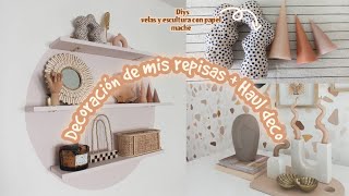 🔸️Decoración de mis repisas+ Haul Deco.