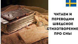 Переводим шведское стихотворение про сны