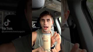 Guy chokes on Boba