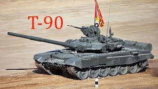 Т-90 стреляет в прыжке