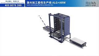 HSG Laser ALG+ARW  Automatic loading and unloading system+Material warehouse