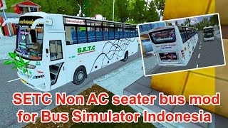 Setc Non Ac Seater Bus Mod For Bus Simulator Indonesia | Bussid | Vilaiyatu Pillai