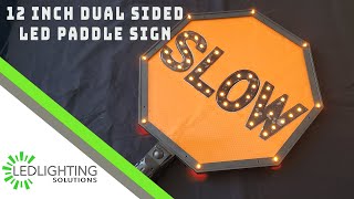 Flashing Dual Paddle Sign