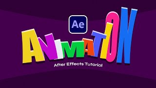 Funky Text Animation. Adobe After Effects Tutorial