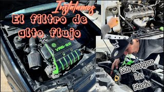 Filtro de alto flujo👌, ya quedo el sentra 🥹