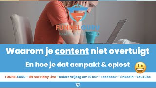 Masterclass over de fouten in content en hoe je dat oplost!