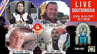 LIVE DOUTRINÁRIA 29 - Com os Mestres: OREMANO - CALVEIRO - NAROLO - ARON