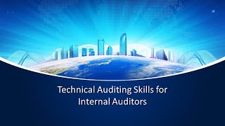 Technical auditing skills for internal auditors [ risk based internal audits]