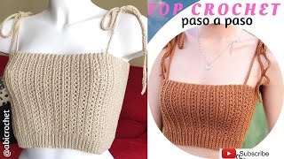 Crop Top Tutorial |Easy Crochet, Blusa en Todas las tallas |💟