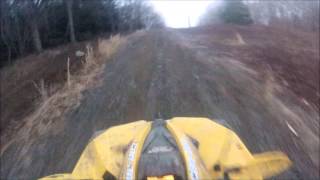 Can Am renegade wheelies and rm250 goon