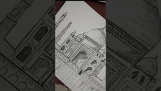 Taj Mahal #agra #india #drawing