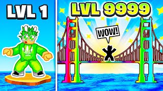 wir BAUEN eine LEVEL 9.999.999.999.999 BRÜCKE in Roblox!