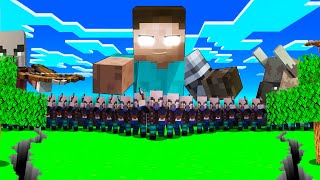 HEROBRINE BIZGA REYD QILDI 😡 10 KUN TIRIK QOLDIK 🫡 HEROBRINE BILAN MINECRAFT 4