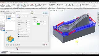 Урок №3. Solidcam, модуль-HSR. Контурная черновая обработка