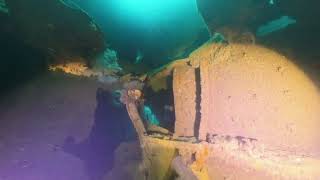 Diving the Akitsushima WWII wreck in Coron, Philippines, 2023