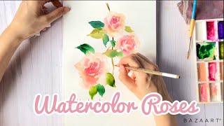 Watercolor Roses