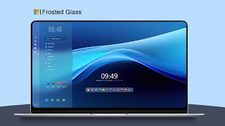 Frosted Glass Theme V7 | Windows Acrylic Theme