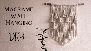 🌸 Macrame Wall Hanging (DIY) 🎋