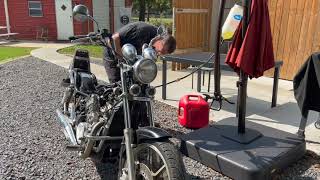 Checking carbs for leaks on a 2006 Kawasaki vulcan 750