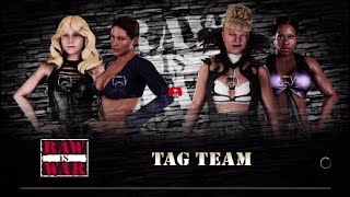 WWF2K18 May Week 4 Raw Match 2 Ivory & Sable vs Luna & Jacqueline