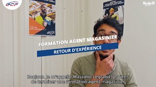 Le titre professionnel agent magasinier - Massimo, stagiaire ECF PRO Roudaut Vannes