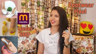 Meesho Footwear Haul Under 500👌 | Meesho Footwear Haul 👠 | Meesho Haul | Arva Gondaliya