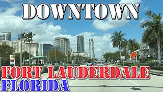 Fort Lauderdale - Florida - 4K Downtown Drive - 2024