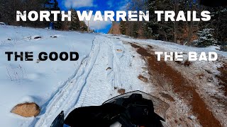 Snowmobiling North Warren Trails! - 2/26/22 - The Good and The BAD!  Poker Run!