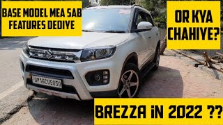 Brezza Lxi 2022🚗 Most Value For Money Variant 💰 #BrezzaModified Base Model Features 👌 Worthy To Buy?