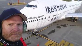 Ultra RARE Iron Maiden Ed Force One at Vancouver International Airport Canada