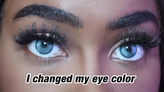 i changed my eyecolor | ICOICE