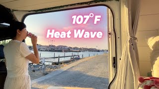 107°F Van Life Challenge: Finding a Bay Area Oasis & Cooking Dinner