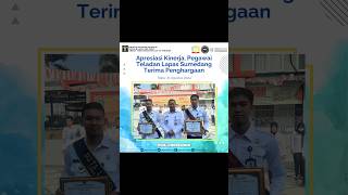 Apresiasi Kinerja, Pegawai Teladan Lapas Sumedang Terima Penghargaan#kemenkumhamjabar#lapassumedang