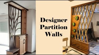 Beautiful Partition Wall Design Ideas for Living Room and Office Space - Home Interior Design