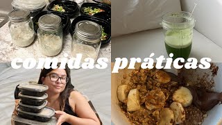 *comidas praticas e saudáveis* pra jornada fitness | Jornada Glow Up