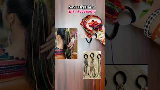 Ep.1 Trendy Navratri Hair Accessorie 🤩😍 #navratri #hairstyle #beautiful #shorts