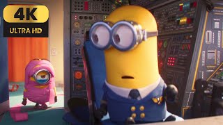 Minions the rise of gru (2022) - Airport scene [4K ULTRA HD]