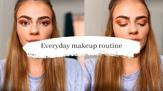 Relaxing everyday makeup routine (no talking) Back to work/school #GRWM | Poppy Elizabeth