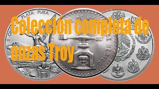 Todos los diseños de la onza troy y libertad, colección completa de onzas libertad